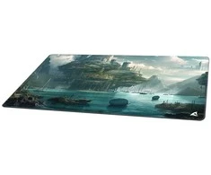 Pelė Sharkoon SKILLER SGP40 D6, Gaming-mousepad - bluegreen/mehrfarbig