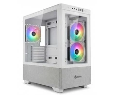 Sharkoon Dėklas MK7 ARGB mATX 2xStiklinis baltas