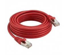 Sharkoon Patchkabel SFTP, RJ-45, mit Cat.7a Rohkabel (raudona, 10 Meter)