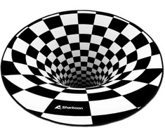 Sharkoon SKILLER SFM12 3D Vortex apsauginis kilimėlis (juodas/baltas, 120 cm)