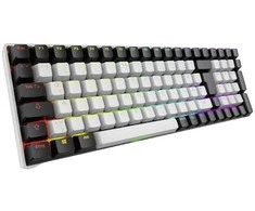 Sharkoon SKILLER SGK50 S2 PBT, Gaming-klaviatūra - juodas, DE-išdėstymas, Gateron G Pro 3.0 Geltona