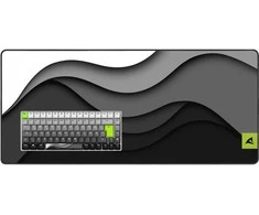 Klaviatūra Sharkoon SKILLER SGK50 S3 Design Bundle D5 (grau/neon-grn)