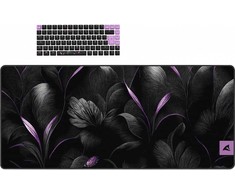 Klaviatūra Sharkoon SKILLER SGK50 S3 Design Bundle D2 (juodas/lila)