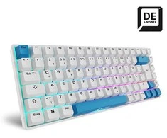 Klaviatūra Sharkoon SKILLER SGK50 S3 PBT Baltas