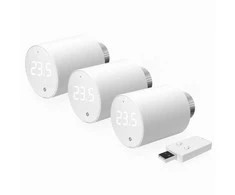 Shelly BLU TRV termostatinė galvutė, WiFi/Bluetooth (3 vnt. su valdymo bloku)