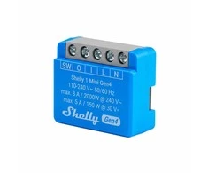 2 „Shelly 1 Mini Gen4“ „Zigbee“ / „Matter“ valdiklių rinkinys
