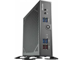 Shuttle Barebone XPC slim DS50U Intel Celeron 7305 2xSODIMM DDR5 2xM.2 1xSATA 1xHDMI 1xDP 1xVGA Juodas
