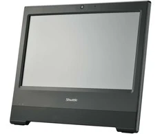 Shuttle XPC AIO Barebone X50V9 39,62cm 15,6Zoll Intel Celeron 7305 2xSODIMM 64GB 1xSATA 1xHDMI Juodas