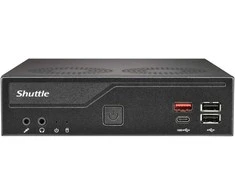 Shuttle XPC slim DH810 Barebone LGA1851 DDR5 USB4 3x Ekranas