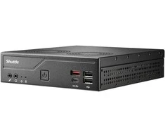 Shuttle XPC slim DH810 Barebone LGA1851 DDR5 USB4 3x Ekranas