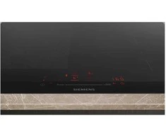 Siemens Siemens iQ700 EX675HEC1E šildymo plokštė, juoda, įmontuota, 60 cm, zoninė indukcinė kaitlentė, stiklo keramika, 4 zonos
