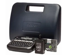 Etiketės spausdintuvas - Brother P-touch D210VP Terminis perdavimas, QWERTZ klaviatūra, 12mm