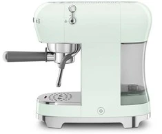 Kavos Aparatas - SMEG ECF02PGEU 15-Bar Pusiau automatinis Espresso Aparatas su Garų Antgaliu Žalia