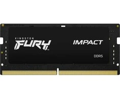 RAM 16GB Kingston SO-DIMM 4800 (juodas, KF548S38IB-16, Impact, INTEL XMP)