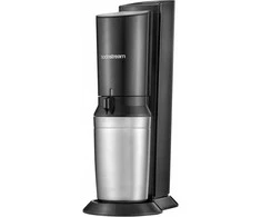 SodaStream Soda Maker Crystal 3 0 QC juodas Juodas incl 1 Glasbottle (1016411410)