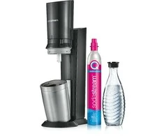 SodaStream Soda Maker Crystal 3 0 QC juodas Juodas incl 1 Glasbottle (1016411410)