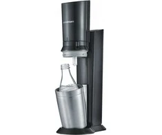 SodaStream Soda Maker Crystal 3 0 QC juodas Juodas incl 1 Glasbottle (1016411410)