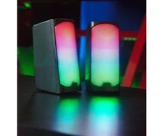 Kompiuterio kolonėlės Speedlink - TONOS RGB žaidimų stereo garsiakalbis, juodas