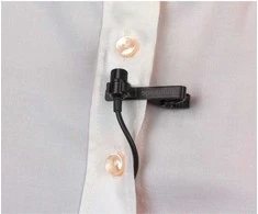 Speedlink SPES prisegamas mikrofonas, juodas