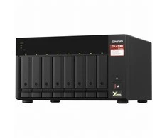 Serveris QNAP | 8 lizdų QTS ir QuTS hero NAS | TS-873A-8G | Iki 8 HDD/SSD su karšto keitimo funkcija | AMD Ryzen | Ryzen V1500B keturių branduolių | Procesoriaus dažnis 2,2 GHz | 8 GB | DDR4