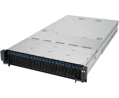 ASUS RS521A-E12-RS24U Socket SP5 Rack (2U) Juodas, Sidabrinis