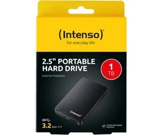 Intenso Portable Hard Drive 1 TB Generalberholt, Externe HDD (juodas) (Atnaujinta)