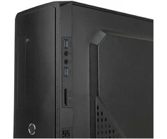 CHIEFTEC ATX Slim Tower dėklo palaikymas ATX formos PSU Kensington Padlock suderinamas SD kortelių skaitytuvas