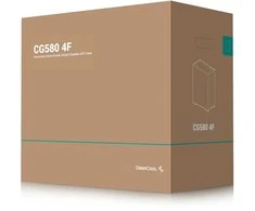 Kompiuterio korpusas Deepcool CG580 4F | Juodas | Mid tower