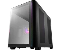 Kompiuterio korpusas FSP M580-BA, Midi Tower, juodas, Tempered Glass x 2