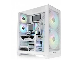 Thermaltake View 390 TG, Tower-case - baltas, Tempered Glass x 2