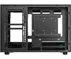 Deepcool Case CH260 Wood Micro Tower, juodas