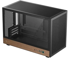 Deepcool Case | CH260 Wood | Juodas | Micro Tower