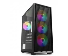 Sharkoon VK4 Rainbow ATX 1xGlas juodas