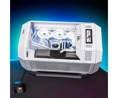 Thermaltake The Tower 300, Tower-case - baltas, Tempered Glass