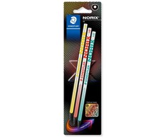Staedtler STAEDTLER kredki NORIX HB x3 BK 100% PEFC retail