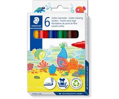 Staedtler STAEDTLER Fasermaler Noris Jumbo 6er-Set retail