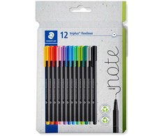 Staedtler STAEDTLER Fineliner triplus rPP, 12STück