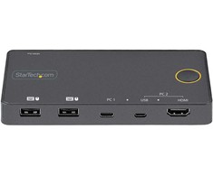 StarTech 2 PORT HYBRID USB-C KVM SWITCH