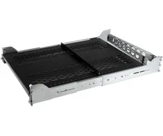 StarTech.com 2U ventiliuojama stumdoma serverio lentyna su kabelių tvarkymo laikikliu – 27,7–31,6 col. reguliuojamo montavimo gylio – 50 svarų – 19 colių serverio dėklo lentyna įrangos lentynai – 24 col. gylio, reguliuojamo aukščio lentyna, plieninė, juoda, sidabrinė, 8,2kg