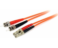 StarTech LC fiber- optinis laidas - ST, 62.5 / 125, 3m (FIBLCST3)