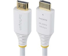 Kabelis StarTech HDMI - HDMI 3m baltas (HDMI2-CABLE-4K60-10W)