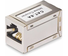 „StarTech“ ekranuotas RJ45 jungiklis CAT6A/Ethernet jungtis, išorinis/išorinis