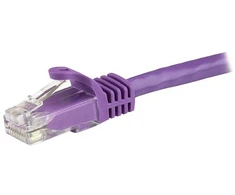 StarTech STARTECH.COM 1,5m CAT6 Kabelis - lila - CAT6-Patchkabel - Snagless-RJ45 - 24 AWG Kupferdraht - LAN - Ethernet N6PATC150CMPL