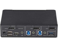 Przełącznik StarTech StarTech P2AD122-KVM-SWITCH przełącznik KVM Juodas