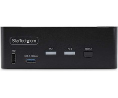 Przełącznik StarTech 2-PORT DP 1.4 KVM SWITCH - DUAL-MONITORIUS DISPLAYPORT KVM
