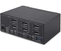 Przełącznik StarTech 2-PORT DP 1.4 KVM SWITCH - DUAL-MONITORIUS DISPLAYPORT KVM