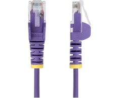 StarTech 2.5M PURPLE SLIM CAT6 CABLE