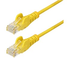 Startechcom StarTech 2M Geltonas SLIM CAT6 CABLE