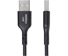 USB kabelis StarTech USB-A - USB-C 0,3 m juodas (USB2AC30CMBK)