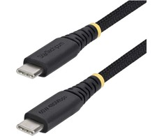 Kabelis USB StarTech 3 m USB-C do USB-C USB 2.0 60 W 3 A Wytrzymały Juodas (USB2CC3MNCBR)